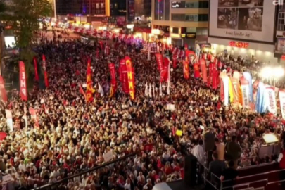 'Millet İradesine Sahip Çıkıyor' mitingi Gaziosmanpaşa'da gerçekleşti