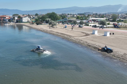 Bursa plajları sezona hazır hale geliyor