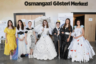 Osmangazi’de öğrenciler atık toplamak için yarıştı