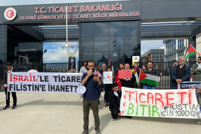 İsrail ile ticaretin devam etmesini Bursa’da protesto eden 11 kişi yargılanıyor