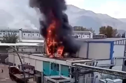 Bursa’da fabrika yangını