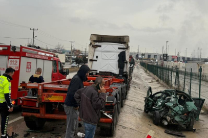Gemlik Serbest Bölge yolunda kaza: 1 ağır yaralı