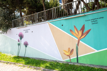 Bursa'nın hazineleri duvarları güzelleştiriyor