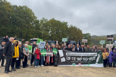 Bursa Çimento'nun maden tesisine köylülerden tepki
