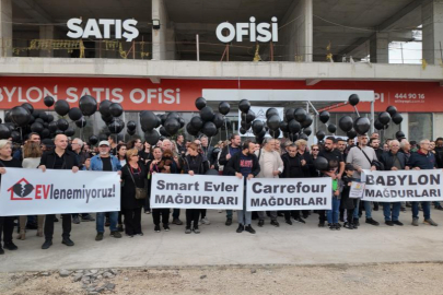 Bursa'da Atış Yapı mağdurları eylem yaptı