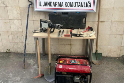 Bursa'da kaçak kazı yapan 4 kişi yakalandı