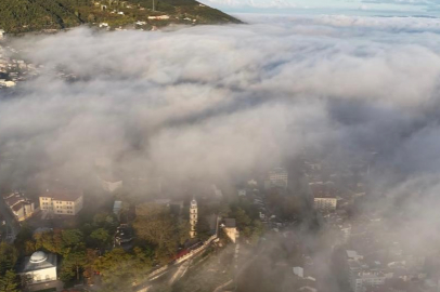 Bursa güne sisle uyandı