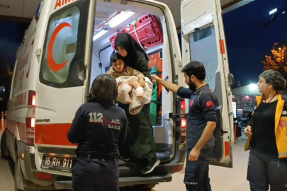 Bursa'da üzerine çaydanlık devrilen 3 yaşındaki çocuk yaralandı