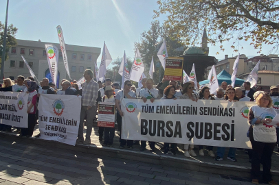 Bursa'da emeklilerden çağrı: Açlık kader değildir, taleplerimizin karşılansın
