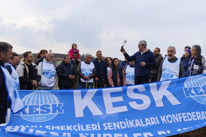 KESK Bursa Şubeler Platformu yanan ormanları yeniden yeşertiyor