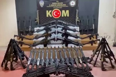Bursa'da kaçak silah operasyonu: 118 ruhsatsız tüfek ele geçirildi