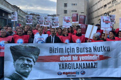 Eğitim-İş Bursa Şube Başkanı Rona’nın yargılandığı Bursa Nutku davası bugün görülüyor