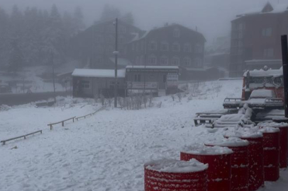 Uludağ'da kar var oteller kapalı
