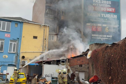 Bursa'da pide imalathanesinde yangın