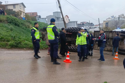 Gemlik Belediyesi'ne ait traktör kaza yaptı: 1 ölü