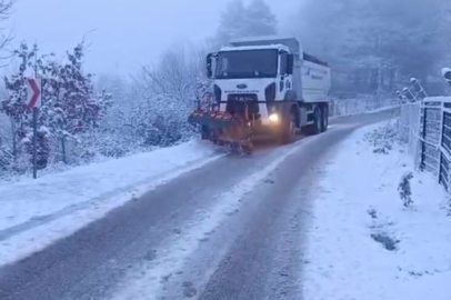 Bursa Büyükşehir’den kar mesaisi