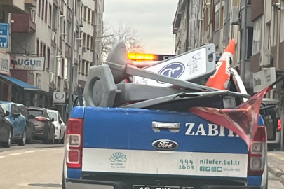 Nilüfer’de kaldırımlar işgallerden arındırılıyor