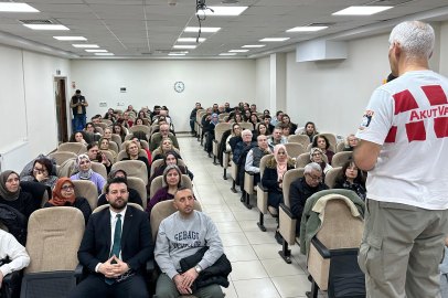 Nilüfer Belediyesi personeline “Temel Afet Bilinci” eğitimi