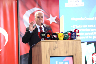 Bozbey, Bursa'nın ulaşım haritasını açıkladı