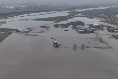 Bursa'da binlerce dekar ekili alan sular altında