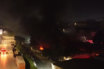 Bursa’da tekstil fabrikasında yangın