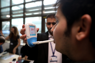 Belediye personeline karbonmonoksit ölçümü