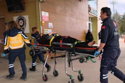 Bursa'da cam silerken düşen temizlik işçisi yaralandı