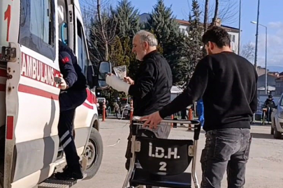 Bursa'da bir kişi ağaç budarken bileğini kesti