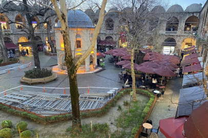 Tarihi Koza Han'da kafeler için yürütmeyi durdurma kararı