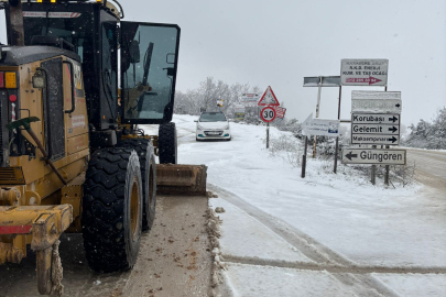 Nilüfer’de kar mesaisi