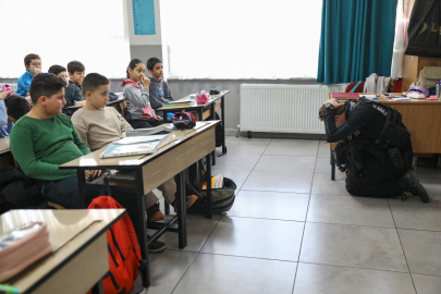 Bursa'da çocuklara afet eğitimi