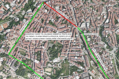 Bursa'da trafik düzenlemesi