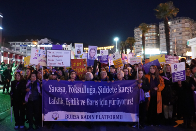 Bursa'da kadınlar tüm engellemelere rağmen yürüdü: Mücadele büyüyor