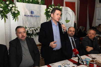 Erkan Aydın, Rumeli Temsilcileriyle aynı sofrada buluştu
