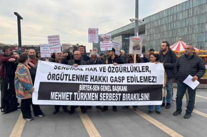 Mehmet Türkmen'in tutuklanmasını Bursa'da protesto edildi