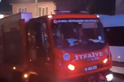 Bursa'da tarihi binada çıkan yangın söndürüldü