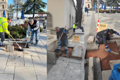 Tarihi Tophane Meydanı yenilendi