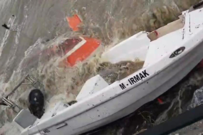 Gemlik ve Kumla'yı lodos vurdu, çok sayıda tekne battı