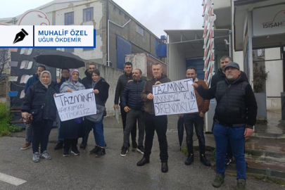 Isışah fabrikasında işten çıkarılan 19 işçi kıdem tazminatlarını istiyor