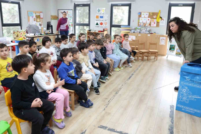 Nilüfer’de miniklere geri dönüşüm eğitimi