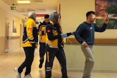 Bursa’da kesim makinesinden fırlayan parça işçinin gözüne saplandı