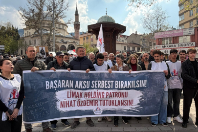 Sendikacı Başaran Aksu’nun tutuklanması Bursa'da protesto edildi
