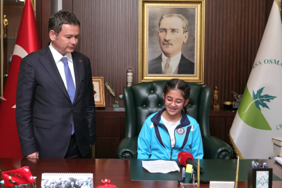 Osmangazi’de başkanlık koltuğu çocuklara emanet