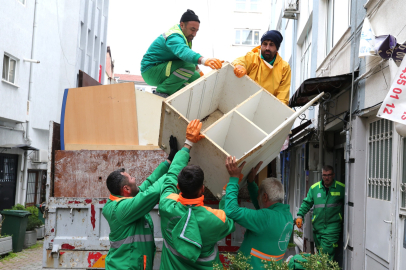 Osmangazi’de çöp eve anında müdahale