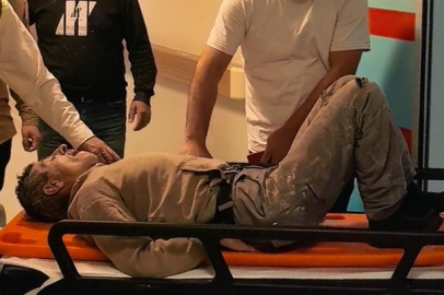 Bursa'da duvardan düşen işçi yaralandı