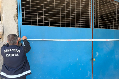 Osmangazi’de tehlikeli atık döken araca ağır ceza