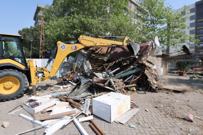 1050 Konutlar'daki yeşil alan işgalden kurtarıldı