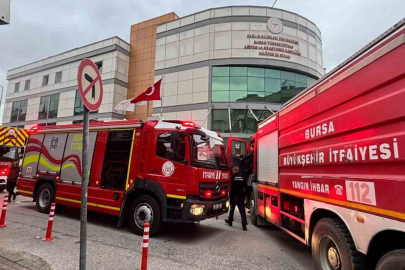 Bursa’da hastanede yangın paniği