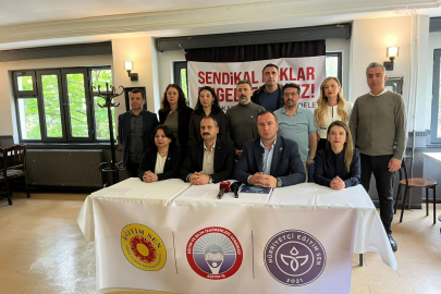 Eğitim sendikalarından ortak mücadele: 'Sendikal haklardan geri adım atmayacağız'