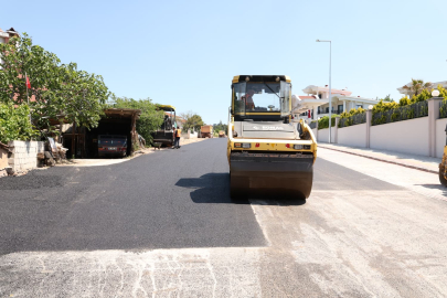 Osmangazi Belediyesi 900 ton asfalt döktü
